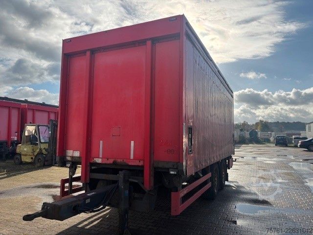 Open trailer with tarp SPIER ZGL 290 Hochgekuppelt