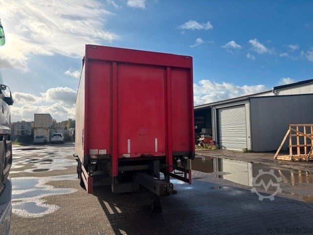 Open trailer with tarp SPIER ZGL 290 Hochgekuppelt