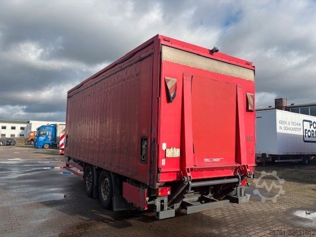 Open trailer with tarp SPIER ZGL 290 Hochgekuppelt
