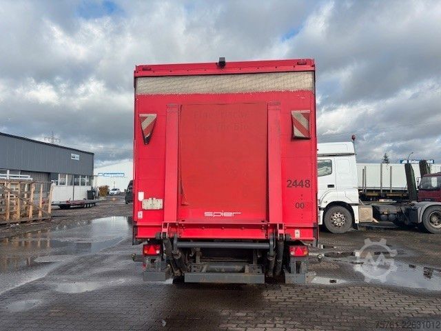Open trailer with tarp SPIER ZGL 290 Hochgekuppelt