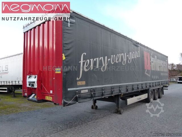 Open semitrailer with tarp KRONE SDP 27, , Scheibe, 335.102 km, LASI Code XL, SAF