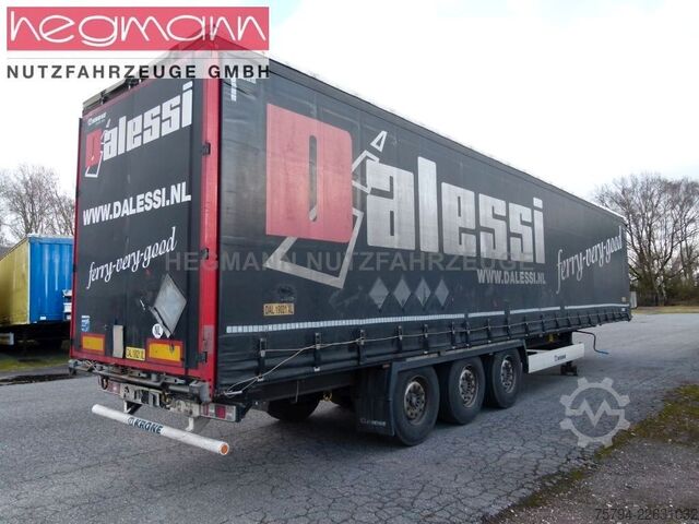 Open semitrailer with tarp KRONE SDP 27, , Scheibe, 335.102 km, LASI Code XL, SAF