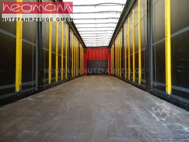 Open semitrailer with tarp KRONE SDP 27, , Scheibe, 335.102 km, LASI Code XL, SAF