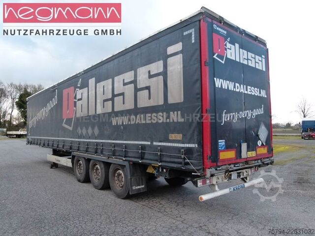 Open semitrailer with tarp KRONE SDP 27, , Scheibe, 335.102 km, LASI Code XL, SAF