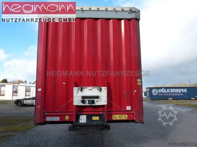 Open semitrailer with tarp KRONE SDP 27, , Scheibe, 335.102 km, LASI Code XL, SAF