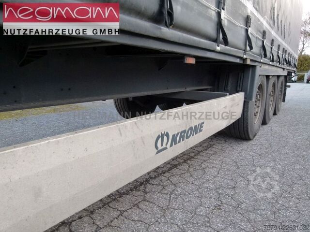 Open semitrailer with tarp KRONE SDP 27, , Scheibe, 335.102 km, LASI Code XL, SAF
