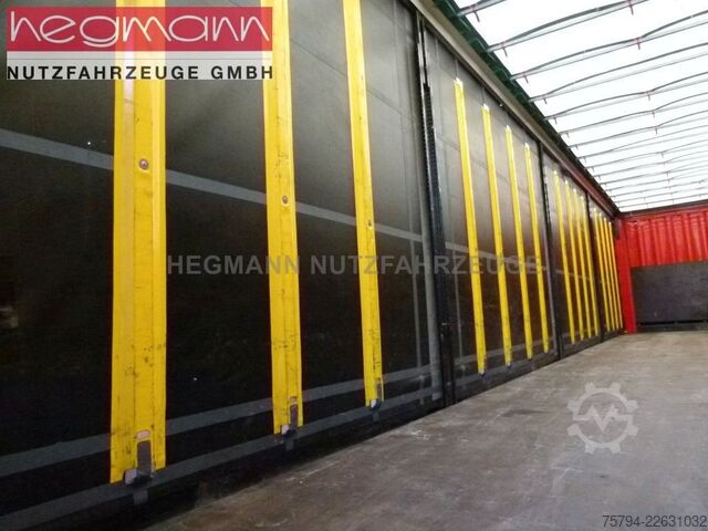 Open semitrailer with tarp KRONE SDP 27, , Scheibe, 335.102 km, LASI Code XL, SAF