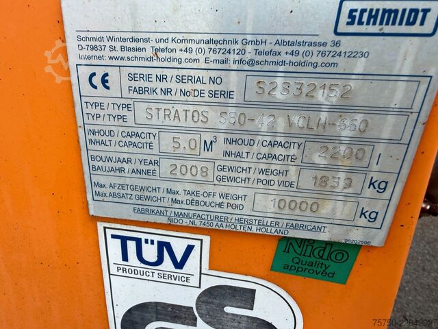 Spezial-LKW SCHMIDT Salzstreuer Stratos S50-42 VCLN 660 Winterdienst