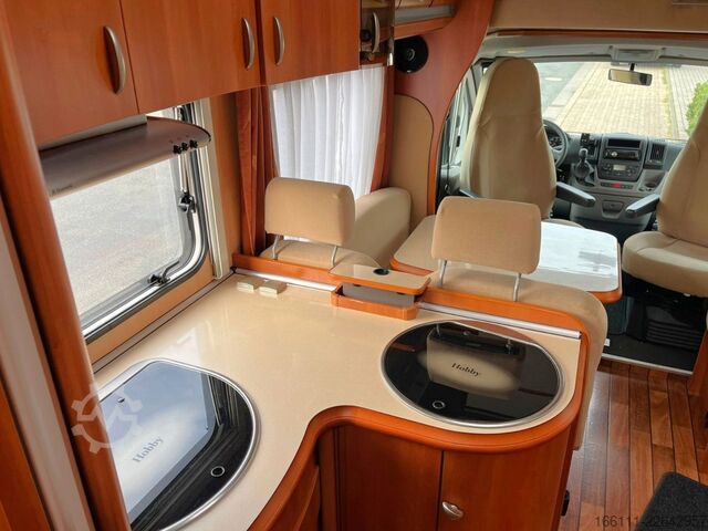 Alkoven Wohnmobil HOBBY AK 615 KLC - Etagenbetten - Klima - Garage -