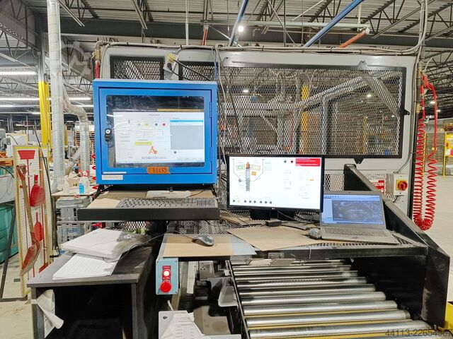 Verpackungslinie mit Karton ROBOPAC + AUTOMATECH + KUKA ROBOPAC, Model Orbit 12