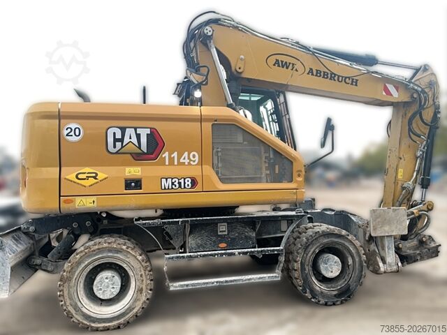 Wheeled Excavator Caterpillar M318