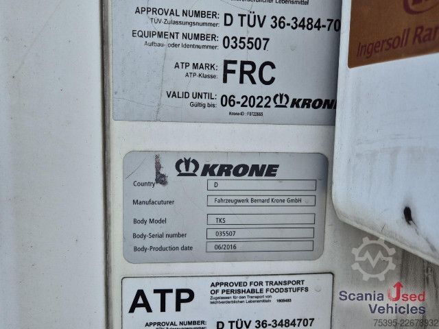 Reefer semitrailer Krone KühlTK SLXe 400