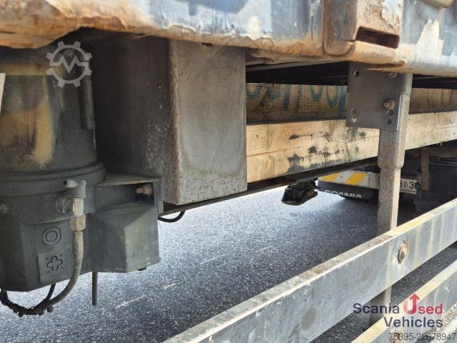Open semitrailer Meusburger MPS 3 - 2xLenkachsen - Baustoff