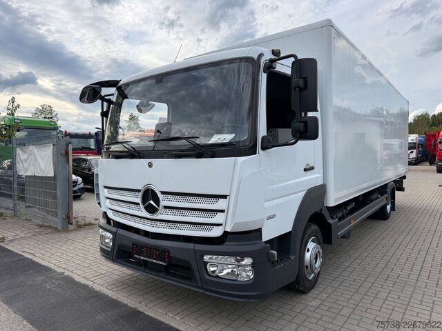 Box van MERCEDES-BENZ Atego 821 L Koffer+LBW/Klima/Motorbremse/EURO6D