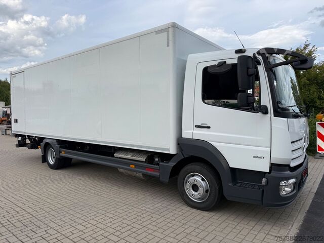 Box van MERCEDES-BENZ Atego 821 L Koffer+LBW/Klima/Motorbremse/EURO6D