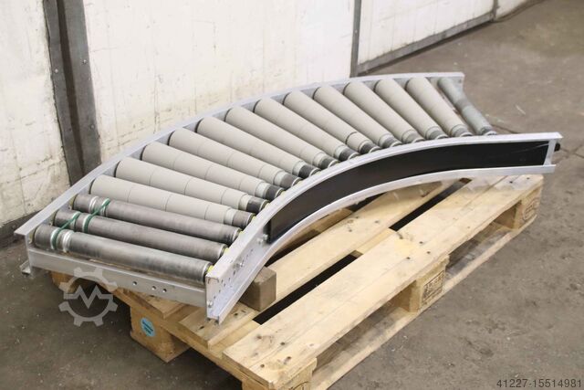 Curved roller conveyor TGW KRF Förderbreite 410 mm