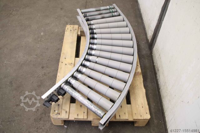 Curved roller conveyor TGW KRF Förderbreite 410 mm