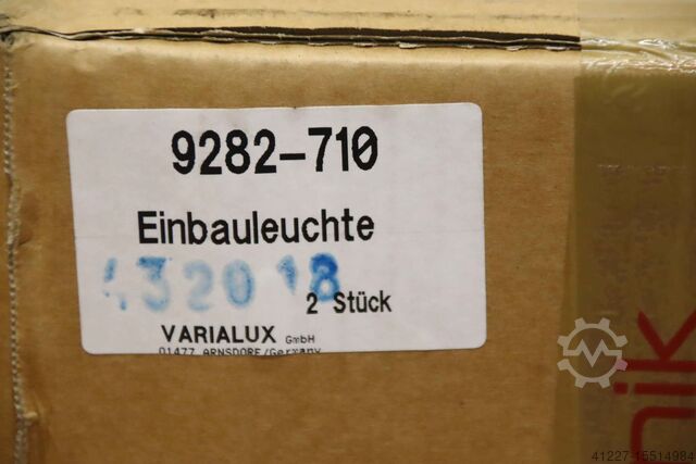 Recessed machine light 2 pieces varialux 9282-710 24V / 17W