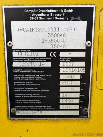 Compressor CompAir C 200 14 turboscrew