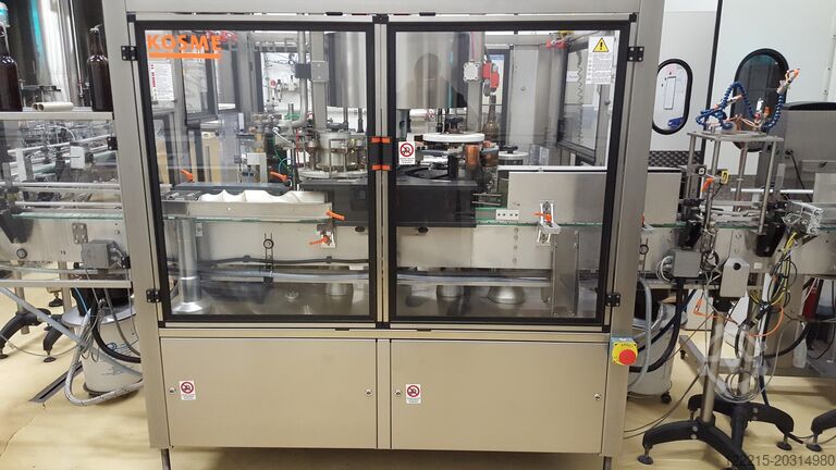 KOSME Extrafix 504/6 SC2 E3 Kaltleim / Nassleimetikettierer (2010) KOSME Kaltleim / Nassleimetikettierer