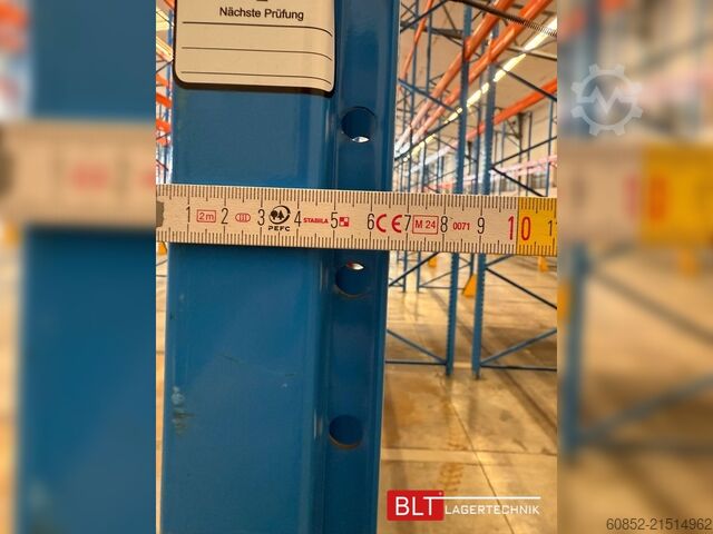 Heavy duty shelving Industrial shelving ca. 100 lfm Stow Palettenregale H:700cm 3200 kg Fachlast Boden +3 , Hochregale