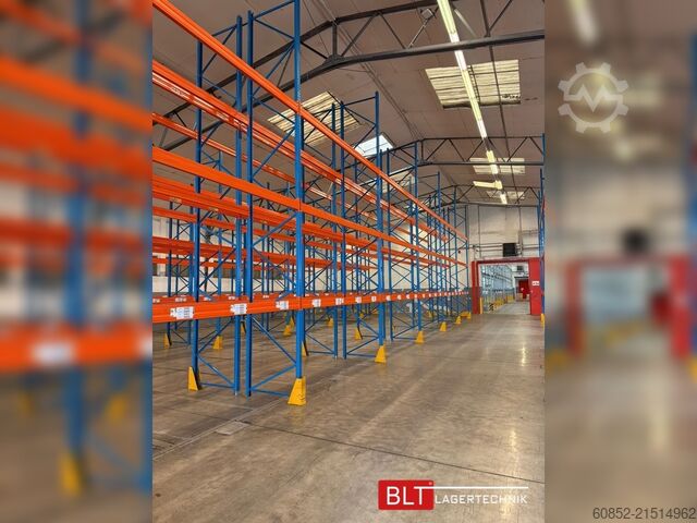 Heavy duty shelving Industrial shelving ca. 100 lfm Stow Palettenregale H:700cm 3200 kg Fachlast Boden +3 , Hochregale
