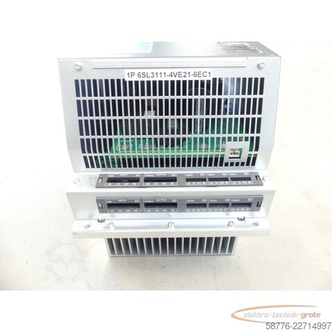 Component Siemens SINAMICS 6SL3111-4VE21-6EC1 SN: ZVPG4370136 generalüberholt mit 12 Monaten Gewährleistung! -