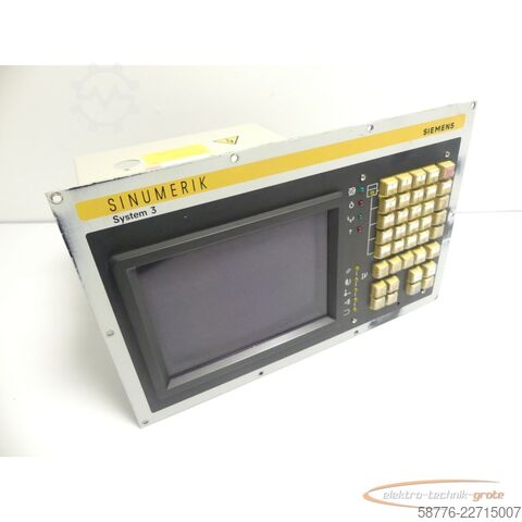 Component Siemens SINUMERIK 548 025.9015.04 System 3 Bedientafel + Steuerung SN A1452596