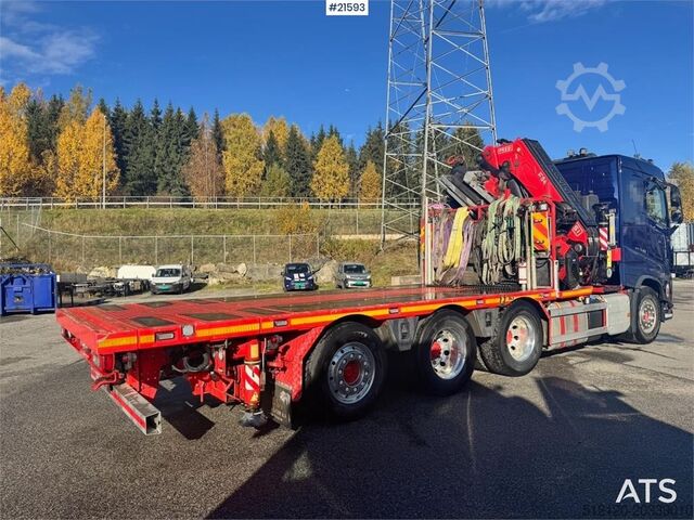 Crane Volvo FH540 Combi truck w/ 54 t/m Fassi crane w/ Jib and