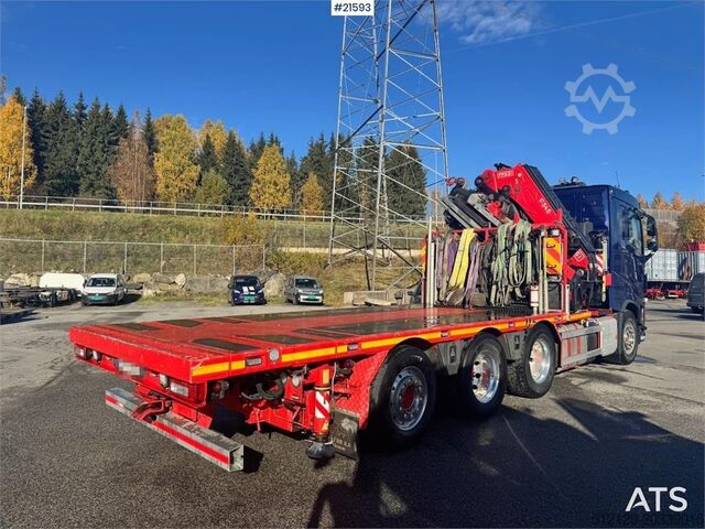 Crane Volvo FH540 Combi truck w/ 54 t/m Fassi crane w/ Jib and
