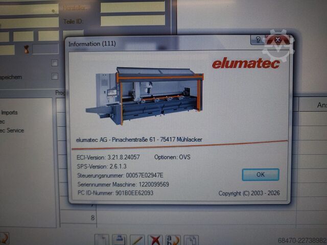 Stabbearbeitungszentrum Elumatec SBZ 122/75
