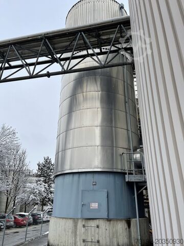 118,000 litre storage tank made of V4A with beam agitator Hinke 8778