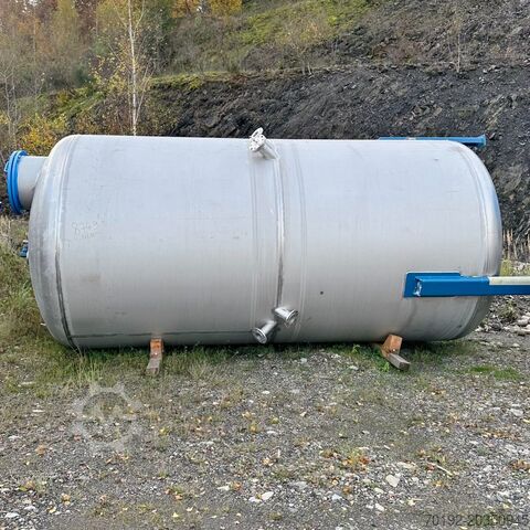 25000 liter double-deck tank made of V2A (2 x 12500 liters) INOX - MAURER AG 8749