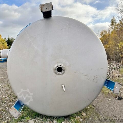 25000 liter double-deck tank made of V2A (2 x 12500 liters) INOX - MAURER AG 8749