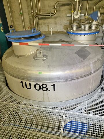 25000 liter double-deck tank made of V2A (2 x 12500 liters) INOX - MAURER AG 8749