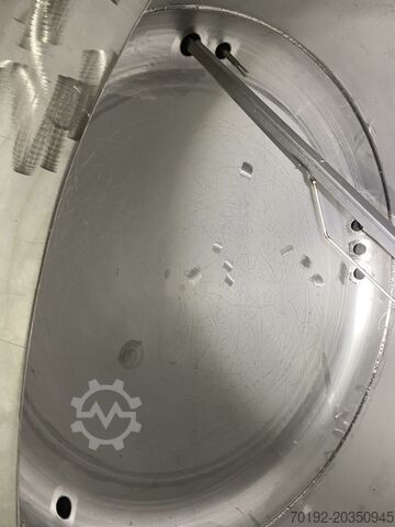 25000 liter double-deck tank made of V2A (2 x 12500 liters) INOX - MAURER AG 8749