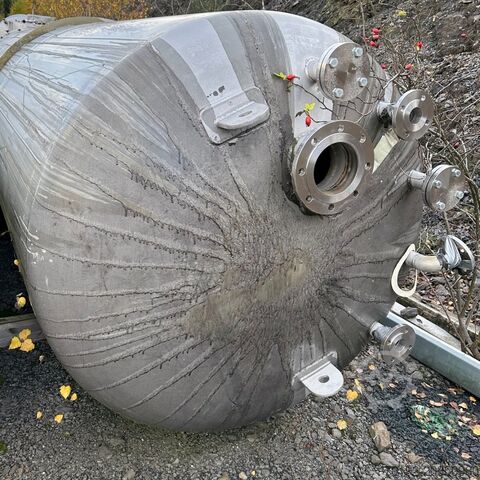 10,600 liter V2A container with TÜV certification documents. Hagemann 8459