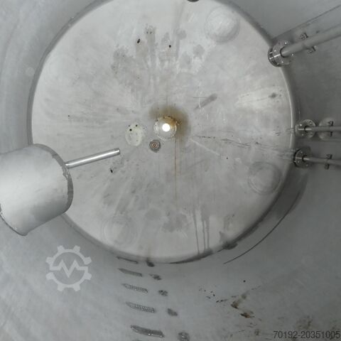 10000 liter tank made of V2A with agitator flange 8171
