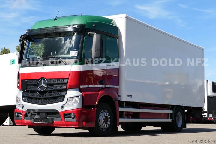 Box truck MERCEDES-BENZ Actros 1842L Koffer Vollluft LBW Euro 6