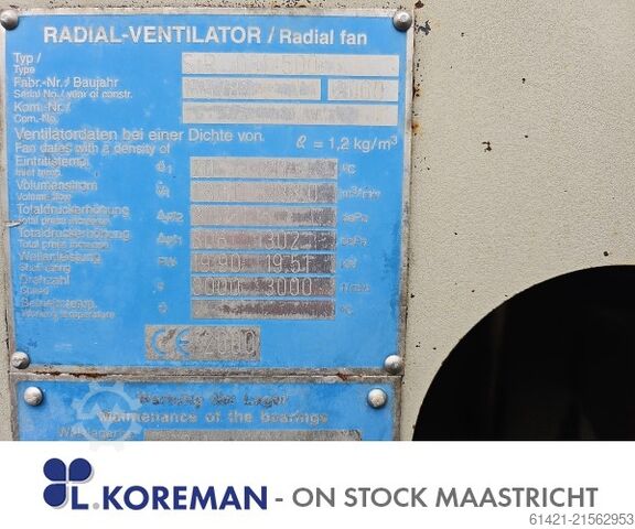 Ventilator Radial Radial Ventilator