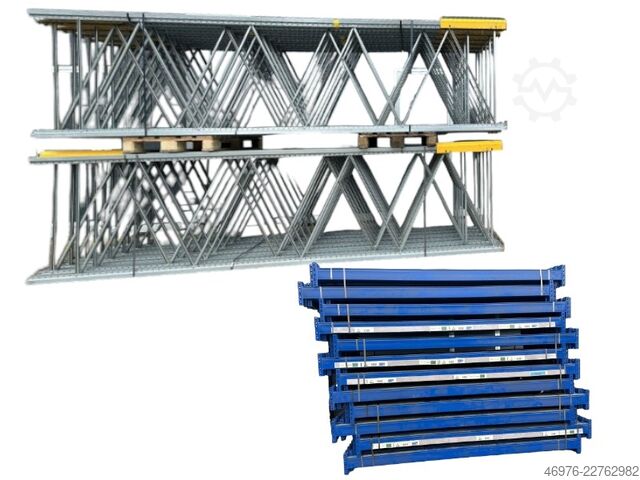 4,500 x 1,100 mm / Length: 14.04 linear meters. BITO PRO Palettenregalanlage Palettenregal Regal