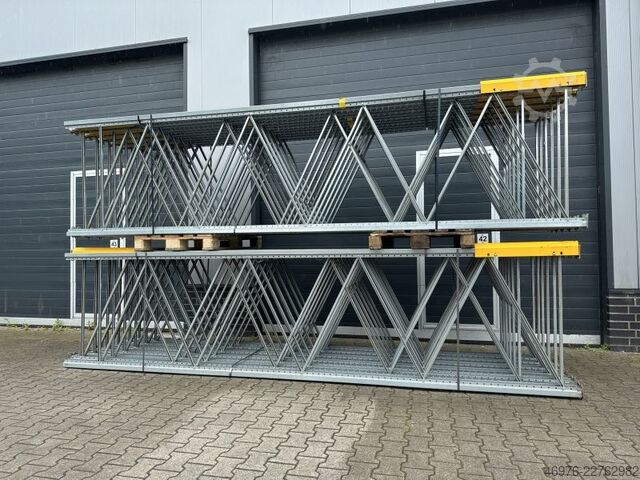 4,500 x 1,100 mm / Length: 14.04 linear meters. BITO PRO Palettenregalanlage Palettenregal Regal