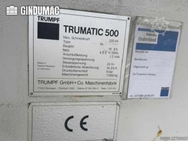 TRUMPF Trumatic 500 TRUMPF Trumatic 500