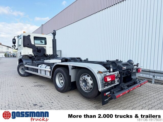 Roll-off tipper truck DAF CF 480 6x2, Lenk-/Liftachse