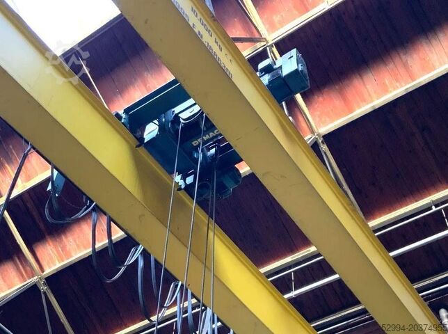 Förderbänder, Brückenkrane, Gerüstkrane Demag 10 ton x 11 360 mm