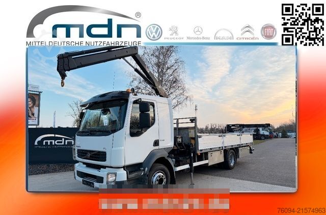 LKW mit Pritsche (offen) VOLVO FL 240 Pritsche KRAN 10m