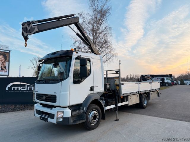 LKW mit Pritsche (offen) VOLVO FL 240 Pritsche KRAN 10m