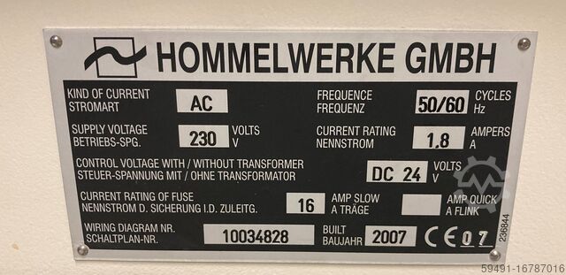 Gear measuring machine Hommel T8000