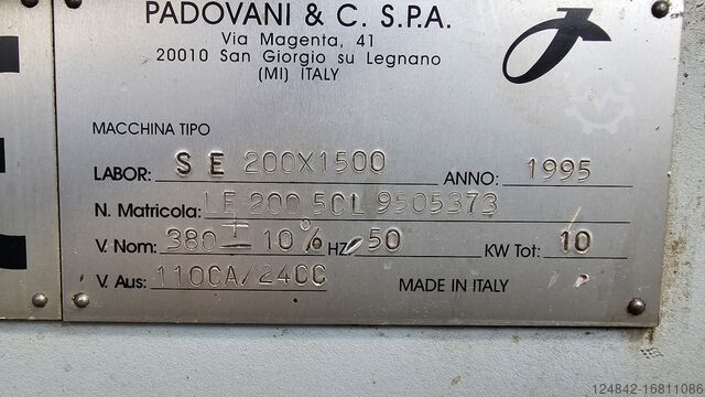 Cyclically controlled lathe Padovani LABOR E200 ELECTRONIC
