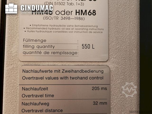 Abkantpresse HAMMERLE BM 200 - 3100